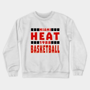 Miami Heat Basketball Classic Crewneck Sweatshirt